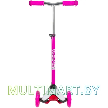 Самокат Novatrack Disco-Kids Print 120H.DISCOKIDS.SWPN20 (розовый, 2020) картинка 2